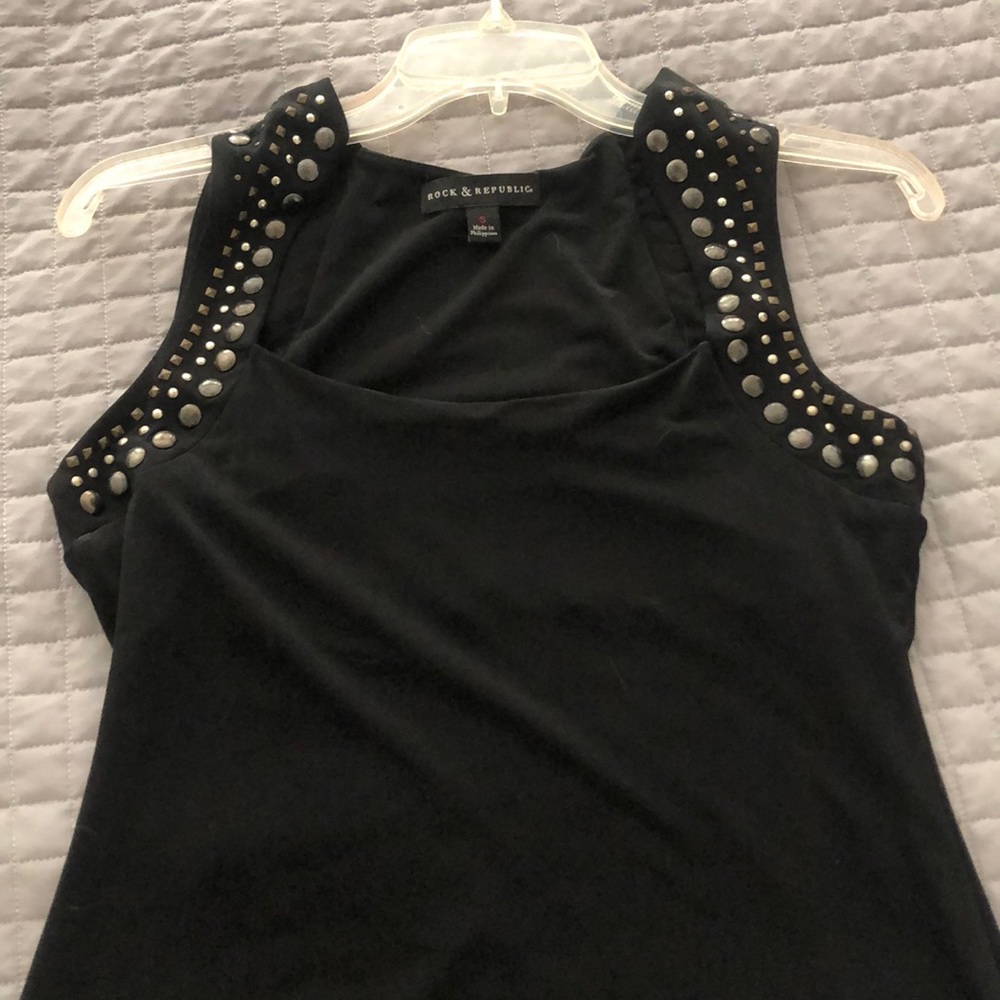 Black mini dress